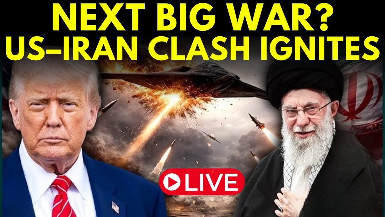 LIVE: Trump's Urgent Iran War Announcement: Is Nuclear Escalation Imminent as US Ships Near Israel?