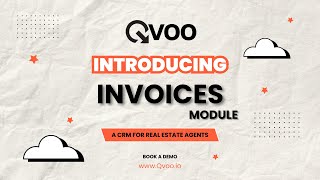 QVOO CRM Invoices Explained | For Real Estate Agents, Teams & Channel Partners | Real Estate CRM screenshot 3