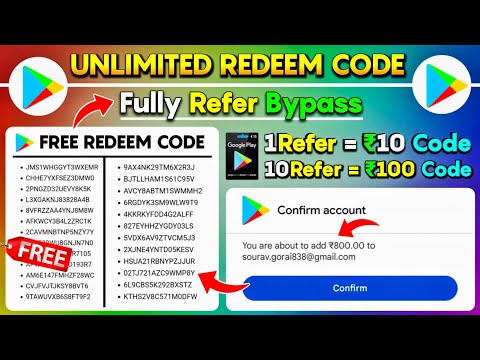 (Unlimited Trick) Free Redeem Code 