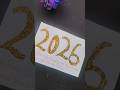 2026 card | easy and simple 🎀#diy #new #year #shorts #craft