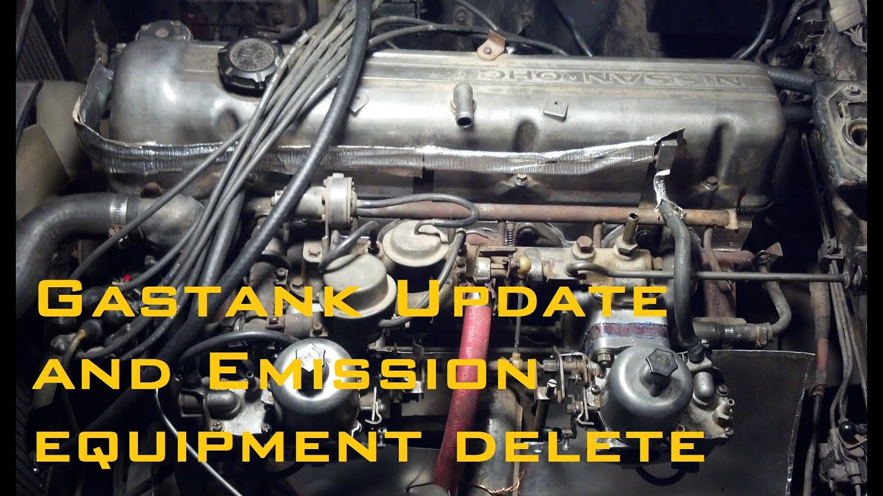 Datsun 240z Project Car Update 03: Emission Removal (Partial How To)