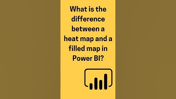 Filled Map Vs Heat Map I Heat Maps vs Filled Maps: When to Use Each in Power BI I #shorts
