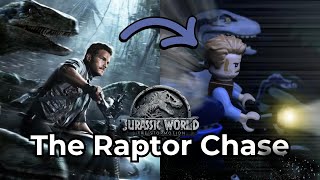 Lego Stopmotion Film | The Raptor Chase | Dinosaur Jurassic World Animated Movie