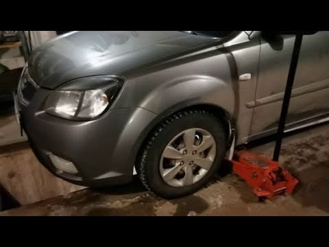 Замена шаровых опор на КИА Рио 2 - YouTube