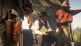 The moment Dutch realizes Micah is planning something...