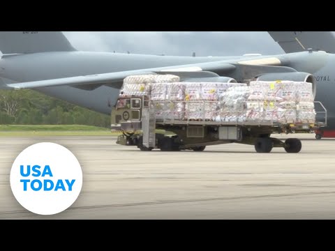 Tonga receives first aid supplies carrying fresh water, generators | USA TODAY