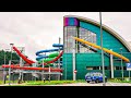 Waterslides at aquapark tychy in poland