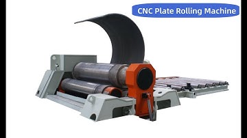 CNC 3/4 Rollers Steel Plate Rolling Machine 6mm-200mm thickness manufacturer, Plate Bending Machine