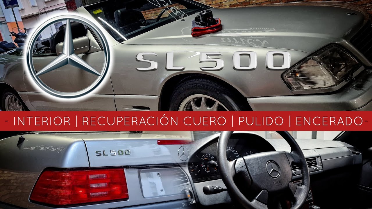 ⚫️🔴 Mercedes-Benz SL 500 🔴⚫️ ▪︎ Interior | Recuperación Cuero | Pulido | Encerado ▪︎ 