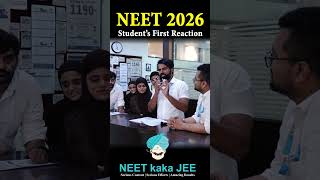 NEET 2026 Student’s First Reaction #neet2026 #neet2026cutoff