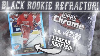 BLACK ROOKIE REFRACTOR!!! - 2001-02 Topps Chrome  - Hockey Card Break