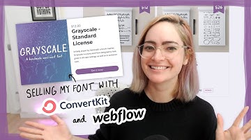 Building a sales page using Webflow & ConvertKit Commerce