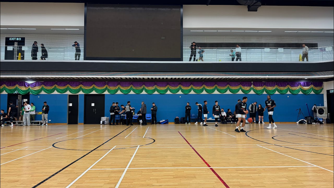 男甲二 愉園 (白) vs 安青 (黑) ｜2025香港籃球聯賽