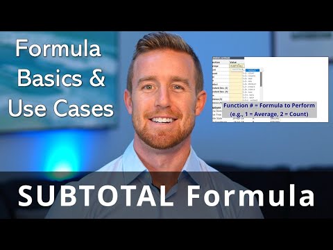 Subtotal Formula