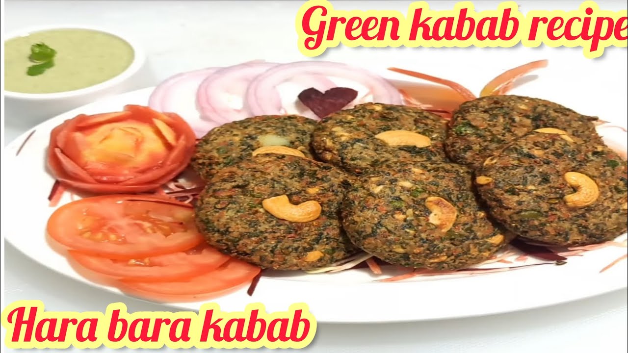 Delicious green kabab recipe Hara bara kabab vegetables kabab