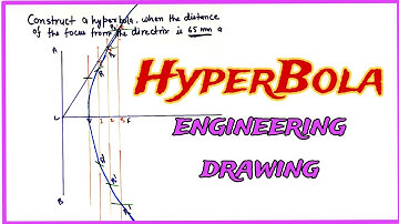 hyperbola by general method | conice section | engineering curves | genral method draw hyperbola