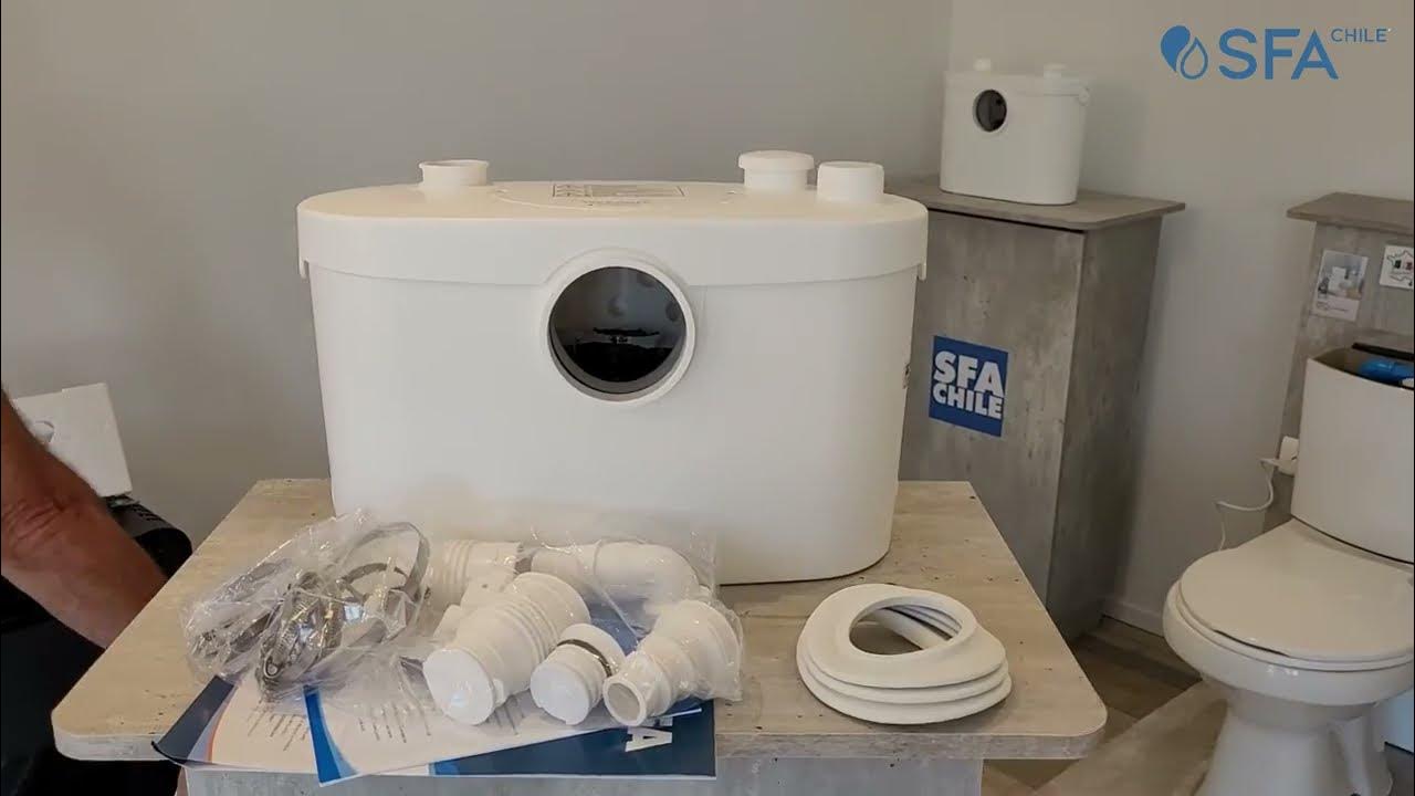 SFA Chile - ✓¿QUE ES UN TRITURADOR- BOMBEADOR SFA SANITRIT? Es una solución  sanitaria para instalar un WC🚽, un baño completo, una cocina, cuando las  evacuaciones de aguas no están previstas. Sin