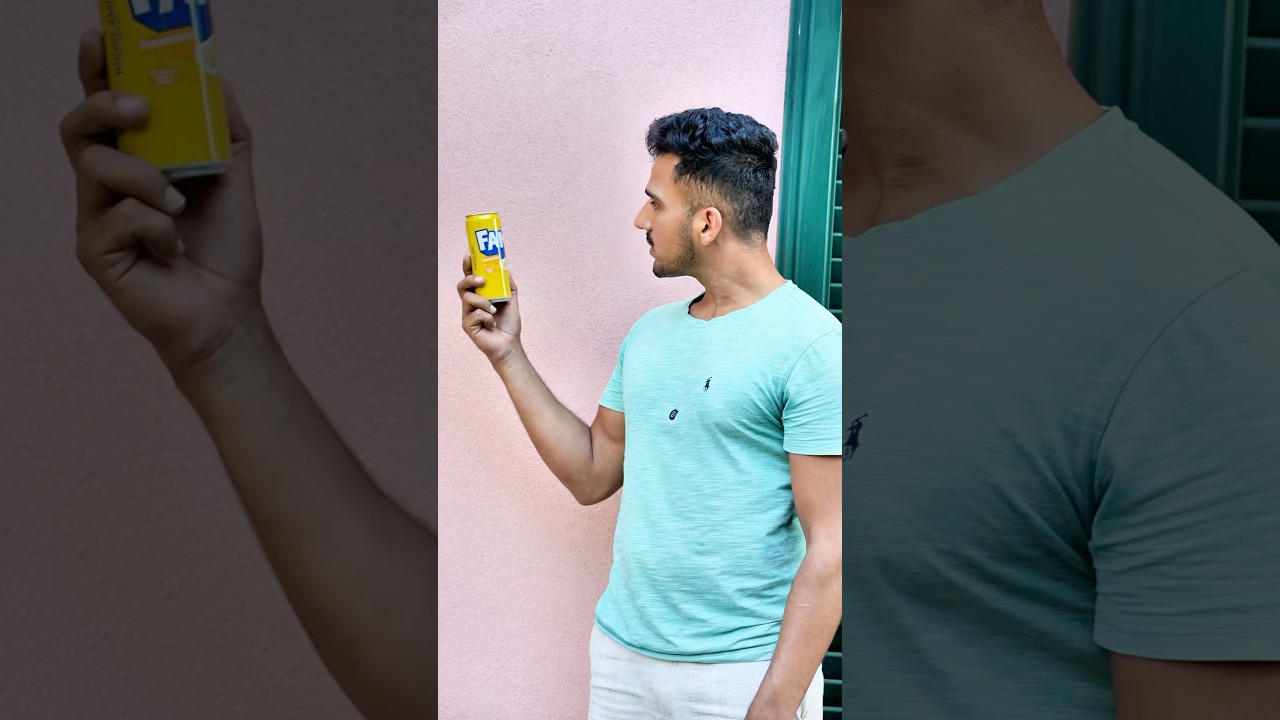 Fanta dice cosa stai guardando? Aprimi e bevimi 🥤 #ironia #risate #viraleshorts #fahadafzal