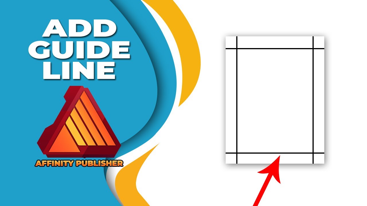 How to add guide line in Affinity publisher - YouTube
