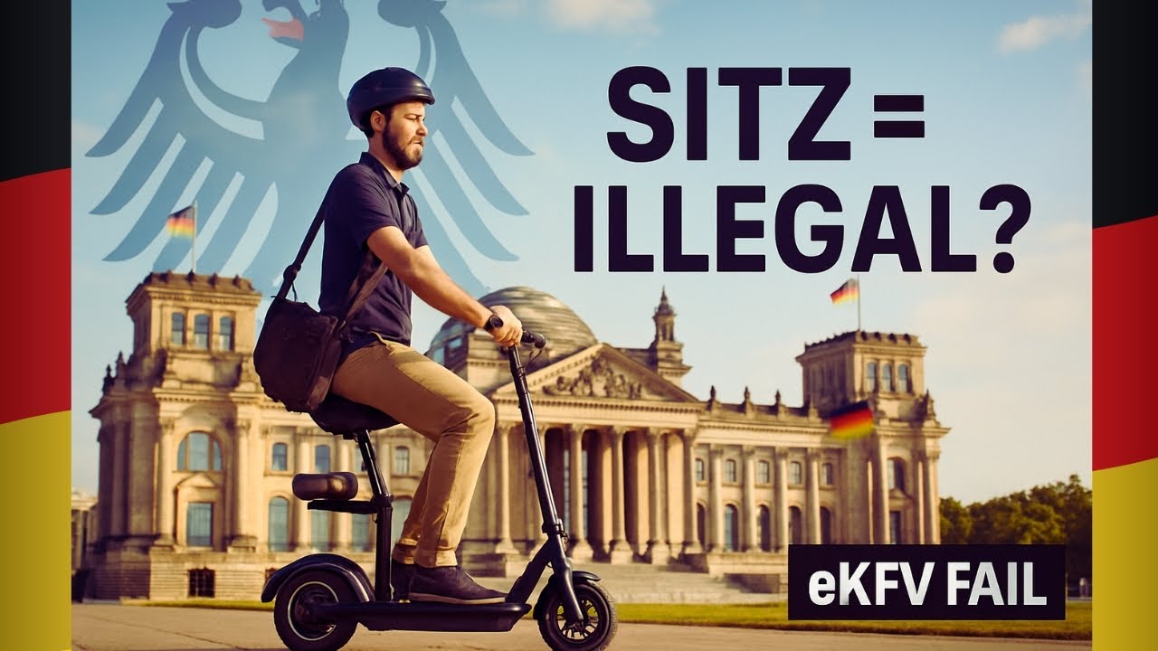 E-Scooter mit Sitz = Illegal? 🚫 Warum das Gesetz scheitert – & wie es besser geht! ✅ #escooter