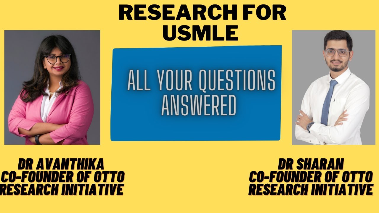 how to do research for usmle in india