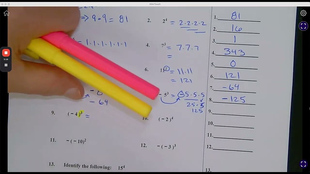 Exponents Introduction