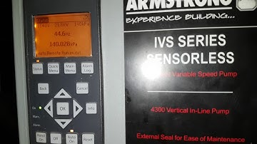 Condensor water pump Constant flow application   2 pumps running and then shut down one