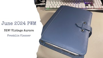 June 2024 Setup || Half Letter Franklin Planner || NEW Vintage Aurora! || Switch Binders With Me!