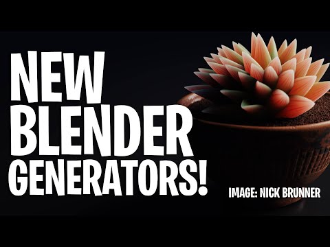 New Free Blender Generators You Probably Missed!