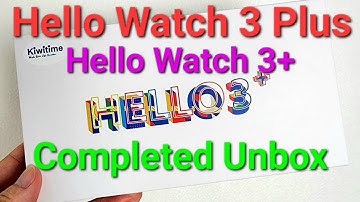 KIWITIME Hello Watch 3 Plus Smart Watch Completed Unbox-Amoled Screen WatchOS 10-Best Ultra Copy?
