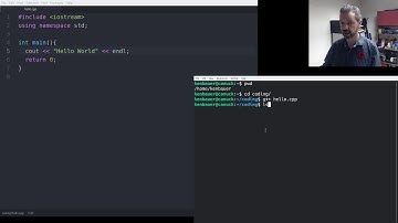 Hello World in C++ with Atom and console