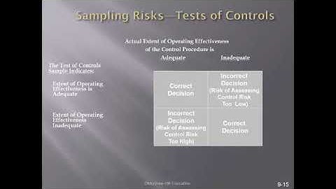 Chapter 9   Audit Sampling
