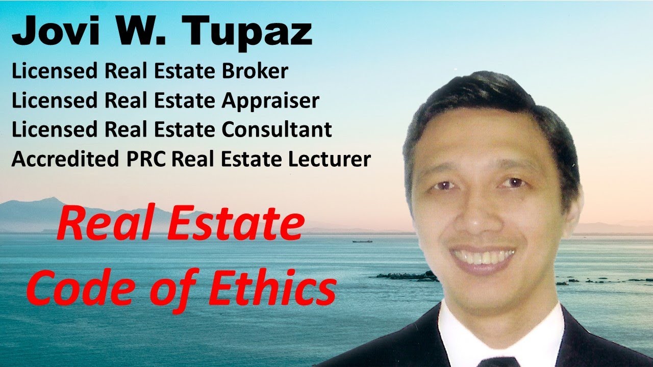 RESA Code of Ethics 2019 for Philippine Real Estate YouTube