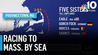 Tall ships competing in historic race on trip to Boston | Prepping for arrival