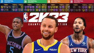 BEST POINT GUARD BUILD! INSANE 91 BADGE UPGRADE! 2-WAY VERSATILE OFFENSIVE FORCE. 2K23 GEN #nba2k23