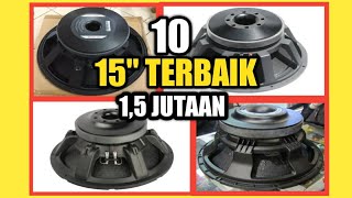 Wajib Nonton 10 Speaker 15 Inch Yang Bagus Untuk Sound System Lapangan Harga 1 5 Juta Youtube