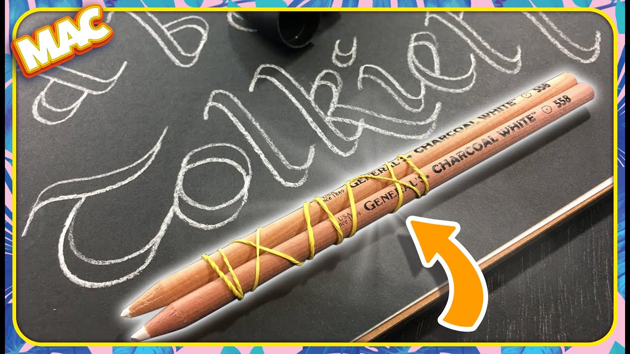 Learn Calligraphy in 5(ish) Minutes With Just a PENCIL! 