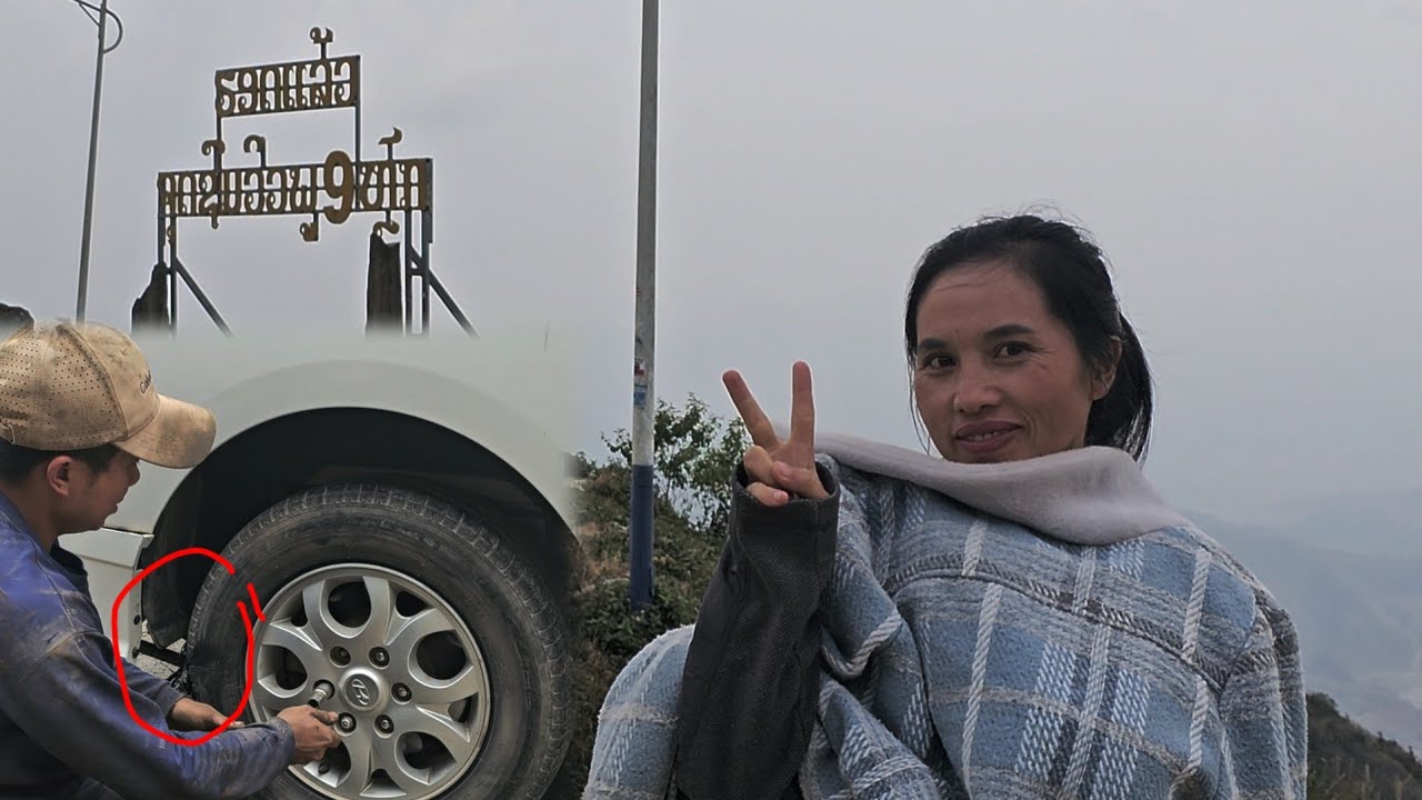 Thauj qhua tuaj mu noj tshoob wb lub log tsheb plab tsheb tawg tsai tag li os