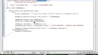 HOW TO  UPDATE A JSON ATTRIBUTE USING JSON SIMPLE JAVA