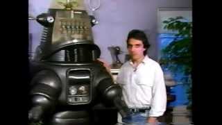 forry ackerman introduces william malone and robby the robot from forbidden planet