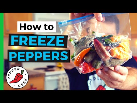 Video: Hur fryser man habanero-peppar?