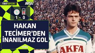Rizespor - Beşiktaş: 1 - 0 (1986 - 87 Sezonu) Hakan Tecimerden Inanılmaz Gol