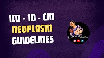 ICD-10 Guidelines for Neoplasm Coding 2025 #learnwithdhanya #medicalcoding #icd10cmguidelines#icd10