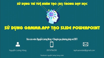 SỬ DỤNG AI CỦA GAMMA TẠO SLIDE POWERPOINT - NGUYỄN LƯƠNG HÙNG