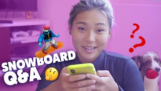 Answering YOUR Snowboarding Questions! | Chloe Kim