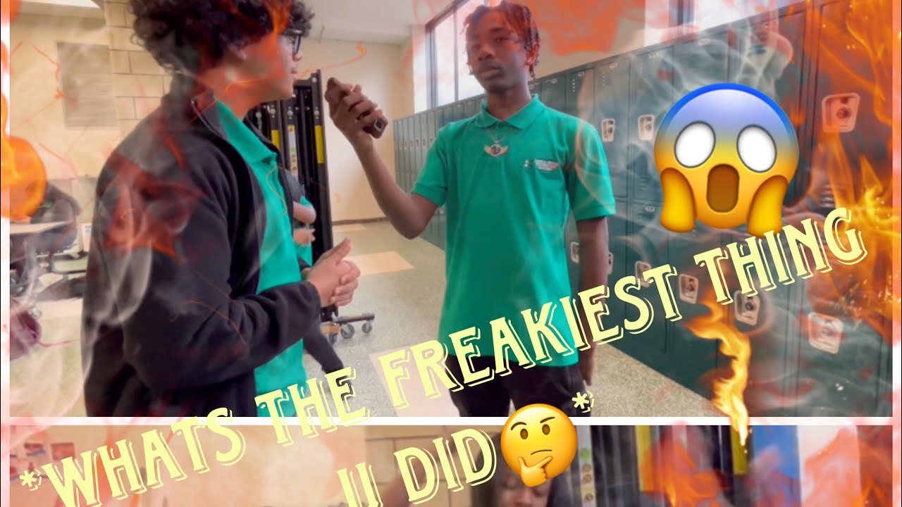 PUBLIC INTERVIEW *Whats the freakiest thing u did* - YouTube
