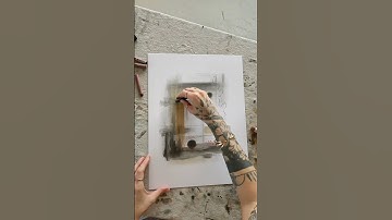 Abstract study in progress #markmaking #abstractart #neutralcolors