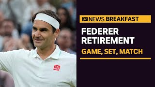 Roger Federer announces retirement from tennis after historic 24-year career | ABC News