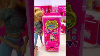 Satisfying With Unboxing Barbie and Ken Locker Toys, ASMR Video #shorts