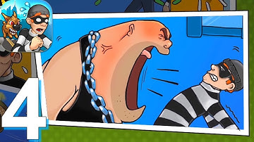 Robbery Bob - Gameplay Walkthrough Part 4 (Android, iOS)